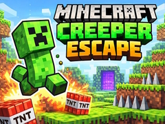 խաղ Minecraft Creeper Escape