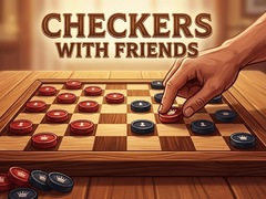 խաղ Checkers with Friends