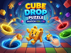 խաղ Cube Drop Puzzle: Match Color