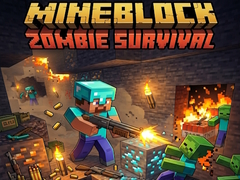 խաղ Mineblock Zombie Survival