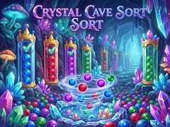 խաղ Crystal Cave Sort
