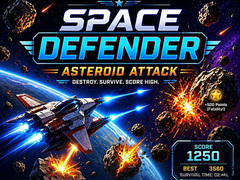 խաղ Space Defender: Asteroid Attack