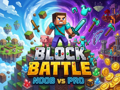 խաղ Block Battle - Noob vs Pro