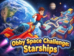 խաղ Obby Space Challenge: Starships