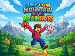 խաղ Jump to the Mountain for the Brainrots