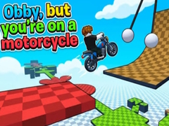 խաղ Obby, but you're on a motorcycle