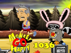 խաղ Monkey Go Happy Stage 1036