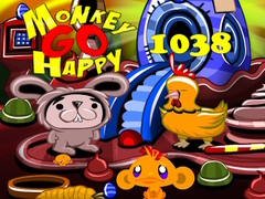 խաղ Monkey Go Happy Stage 1038