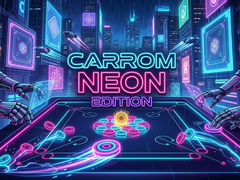 խաղ Carrom Neon Edition