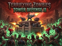 խաղ Terrifying Zombies Tower Defense II