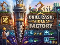 խաղ Drill Cash: Idle Factory