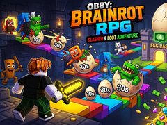 խաղ Obby: Brainrot RPG Slasher & Loot Adventure