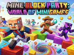 խաղ Mine Block Party World of Minigames