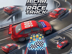 խաղ A Car on a Race Track