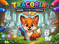 խաղ Tracoria: Draw, Color & Match