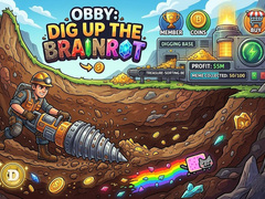 խաղ Obby: Dig Up The Brainrot!
