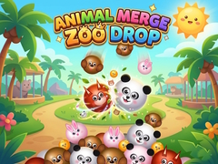 խաղ Animal Merge Zoo Drop