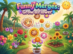խաղ Funny Merges: Grow a Flower
