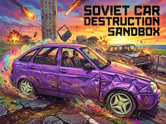 խաղ Soviet Car Destruction Sandbox