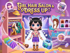 խաղ Girl Hair Salon & Dress Up