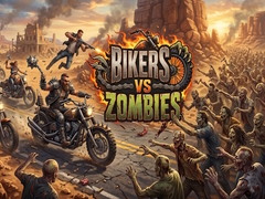 խաղ Bikers vs Zombies