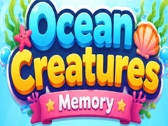 խաղ Ocean Creatures Memory