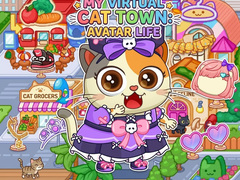 խաղ My Virtual Cat Town: Avatar Life 