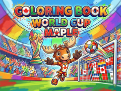 խաղ Coloring Book: World Cup Maple