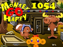 խաղ Monkey Go Happy Stage 1054