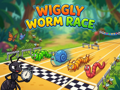 խաղ Wiggly Worm Race