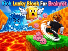 խաղ Kick Lucky Block For Brainrot
