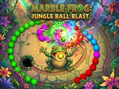 խաղ Marble Frog: Jungle Ball Blast