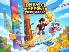 խաղ Obby +1 Jump Power Every Second