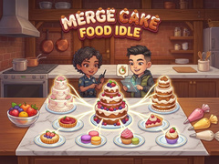 խաղ Merge Cake: Food Idle