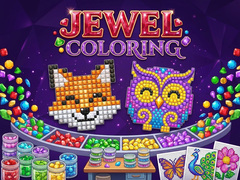 խաղ Jewel Coloring