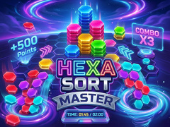 խաղ Hexa Sort Master