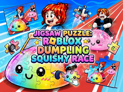 խաղ Jigsaw Puzzle: Roblox Dumpling Squishy Race