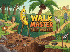 խաղ Walk Master: Stilt Walker