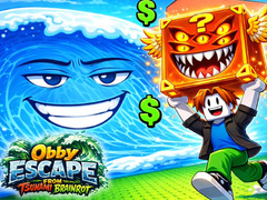 խաղ Obby Escape from Tsunami Brainrot