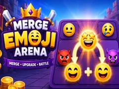 խաղ Merge Emoji Arena
