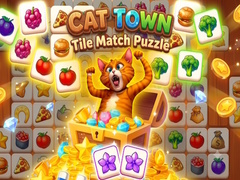 խաղ Cat Town - Tile Match Puzzle