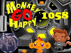 խաղ Monkey Go Happy Stage 1058