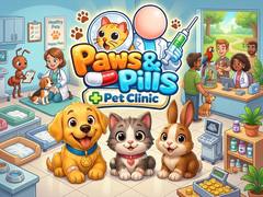 խաղ Paws & Pills: Pet Clinic