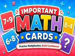 խաղ Important Math Cards