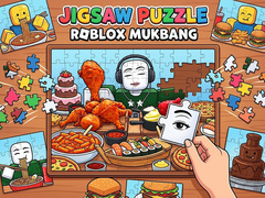 խաղ Jigsaw Puzzle: Roblox Mukbang