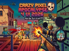 խաղ Crazy Pixel Apocalypse 4 UI 2026
