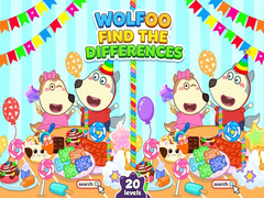 խաղ Wolfoo Spot The Difference