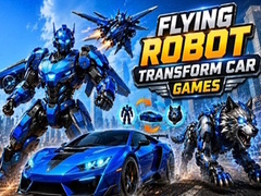 խաղ Flying Robot Transform Car Games