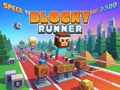 խաղ Blocky Runner