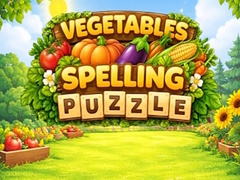 խաղ Vegetable Spelling Puzzle
